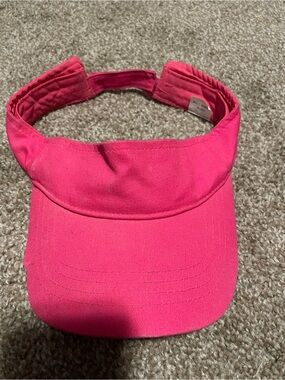Kids Pink Visor Sun Hat
